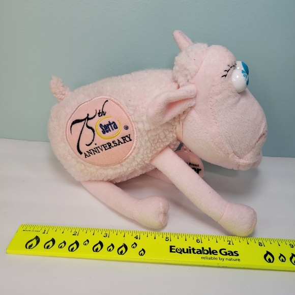 Serta Sleep Sheep 75th Anniversary Breast Cancer Awareness Collector Pink Plush - Picture 3 of 9
